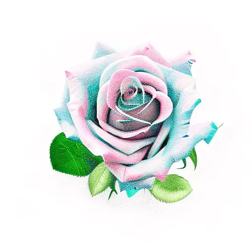 Rose With Hawk On Stem