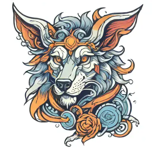 Wolf Taurus Zodiac Sign Formed