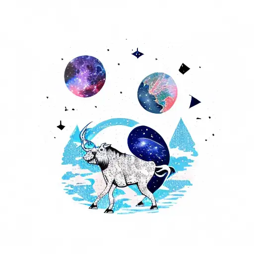 Taurus Constellations In Space