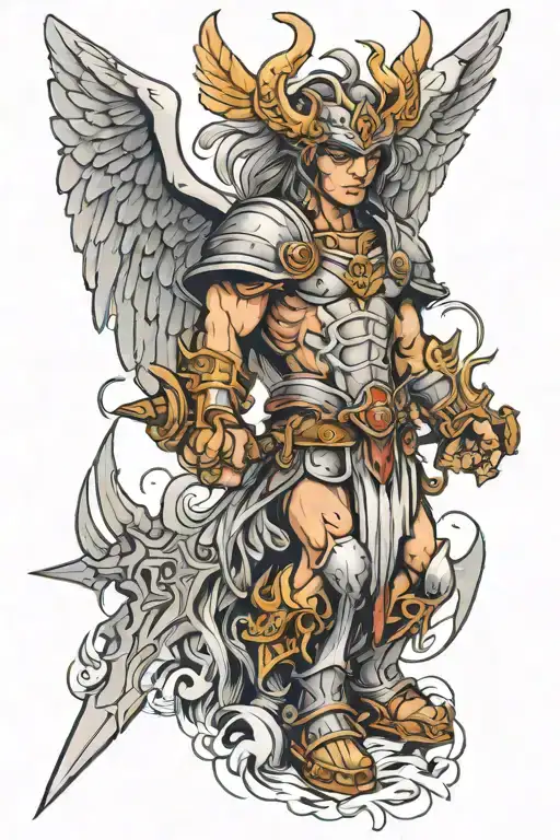 Warrior Angel Half Demon