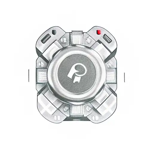 Game Console But On The Game Screen Has A Manual Gear Knob From A Car