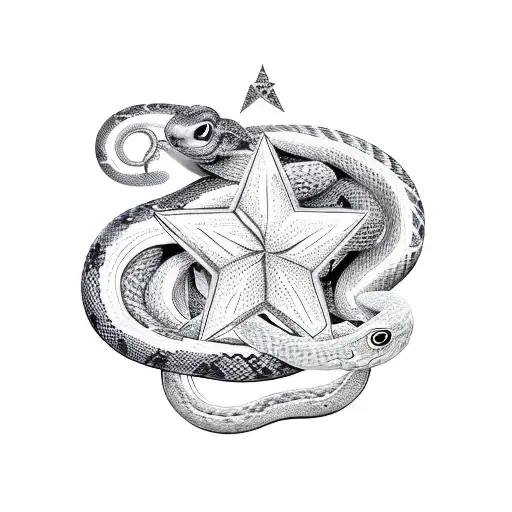 Star With Snake