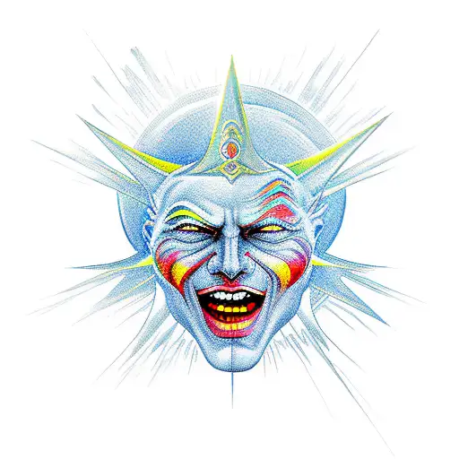 Chess King Storm On Bottom And A Brilliant Sun On On Top