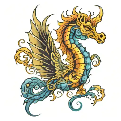 Seahorse Phoenix Rising