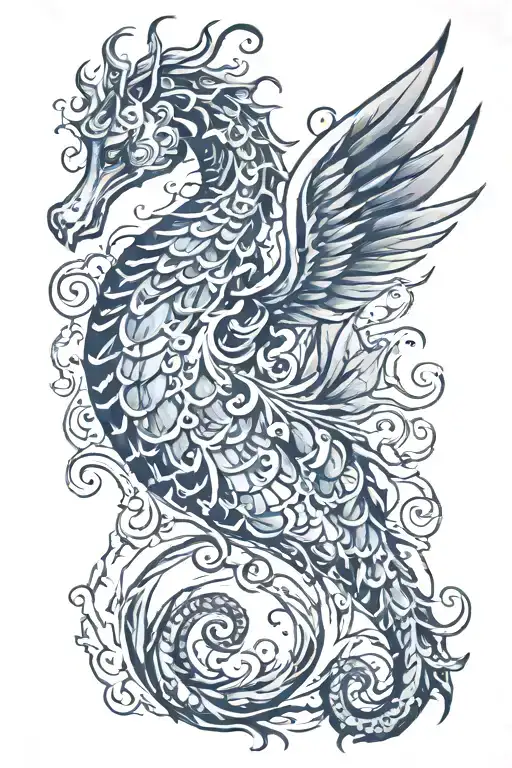 Seahorse Phoenix Rising