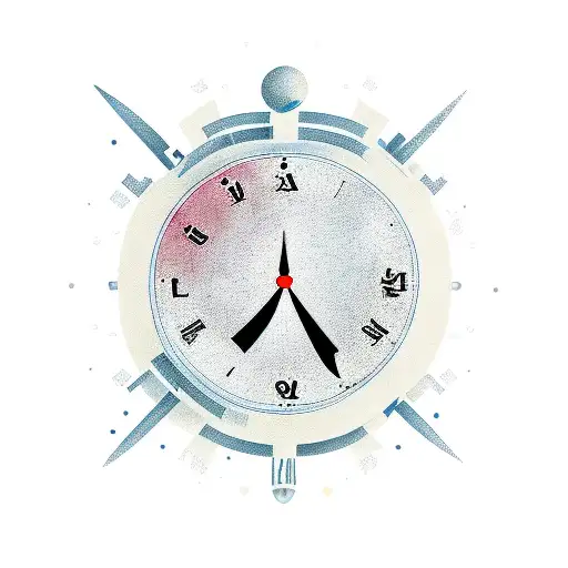 Father Time And Family Tattoo