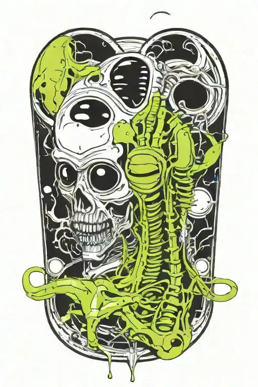 Hr Giger Alien Dripping In Acid