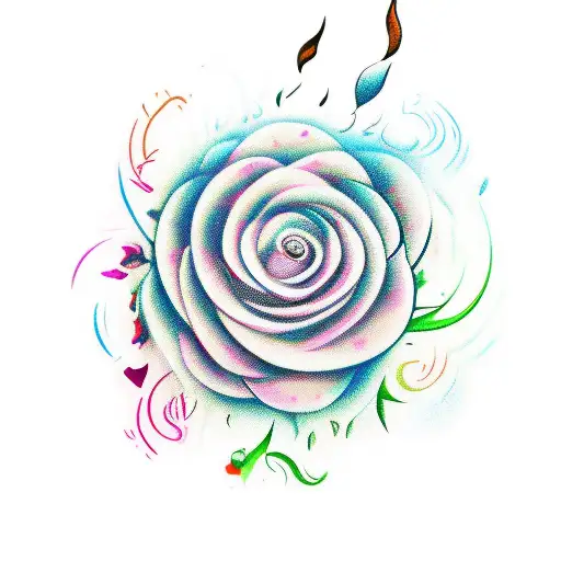 Knife Flower Love Fire