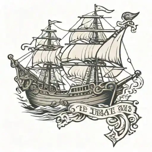 Pirate Ship Insignia