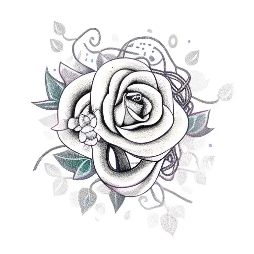 A Gaming Controller Entangled With Vines And Flowers