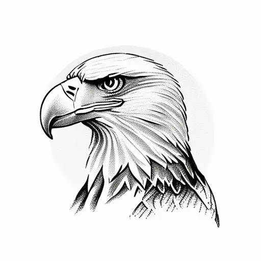 Eagle With The Word Lynasha Engraved