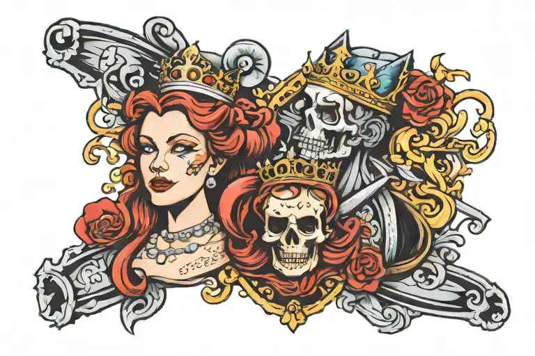 Jack And Queen On Same Card