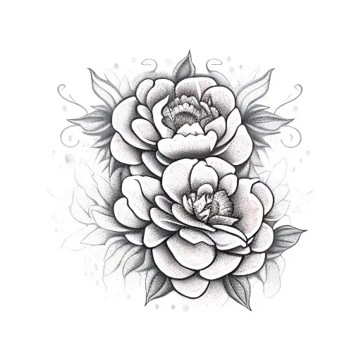 Gothic Snake With Peonies