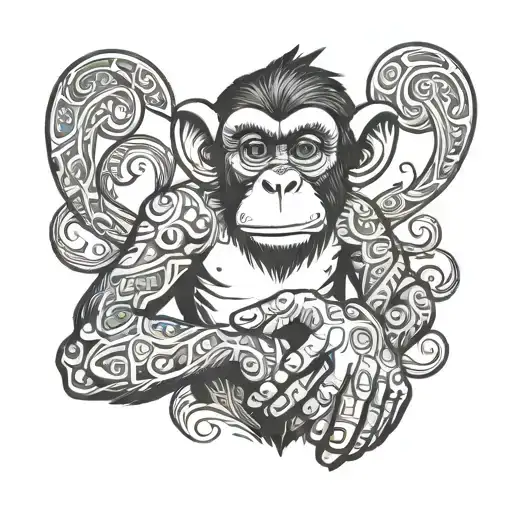 Monkey Holding