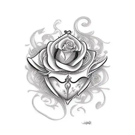 Disney Beauty And The Beast Tattoo