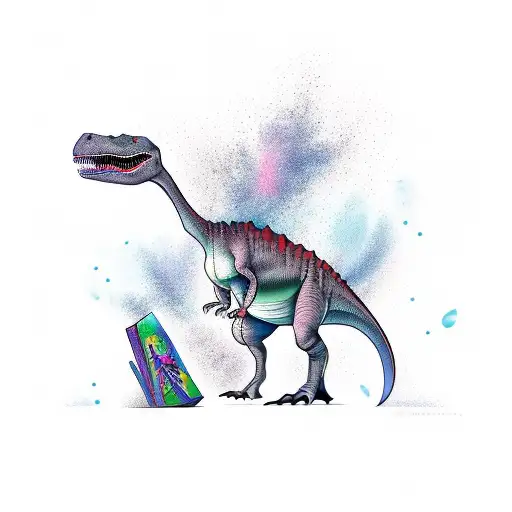 Skating Dinosaur