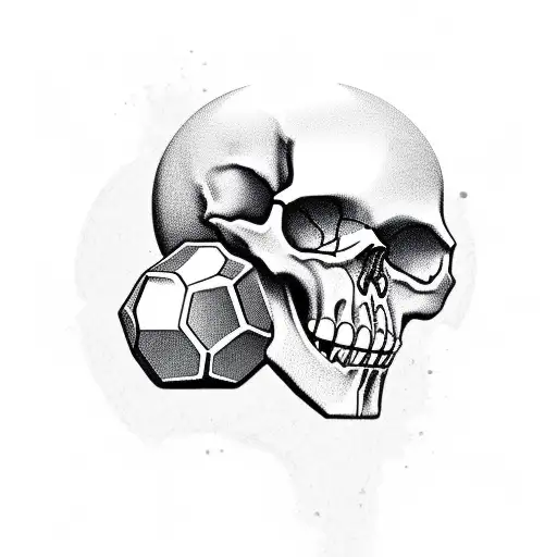 Skull With Dumbell