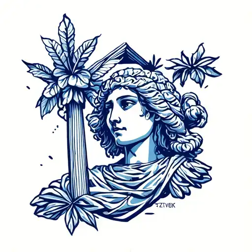 Greece Style With Line