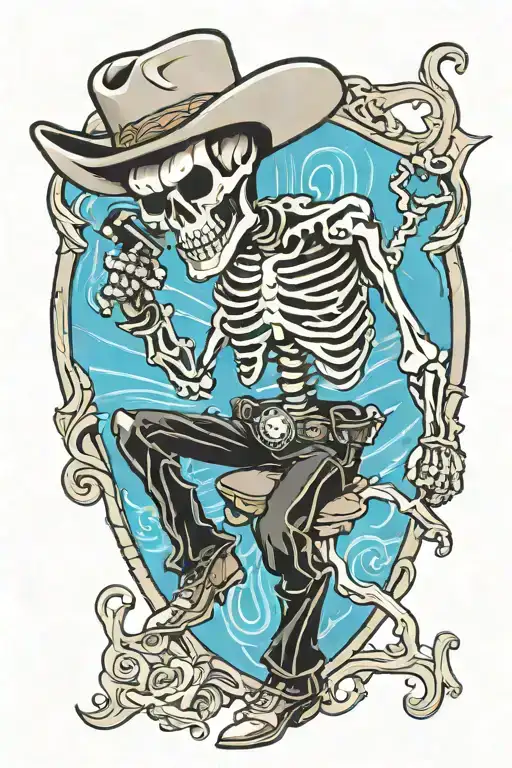 Skeleton Cowboy
