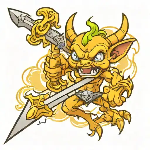 Imp With A Sword