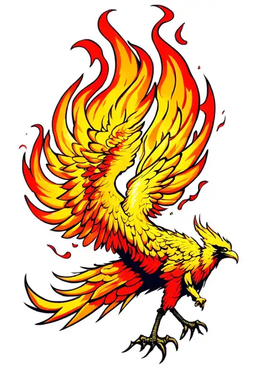 Adhd Flaming Phoenix Rising