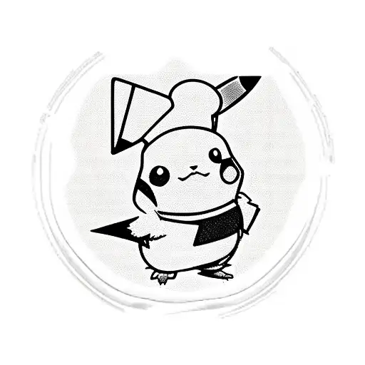 Pikachu As A Master Chef Cooking A Delicious Meal