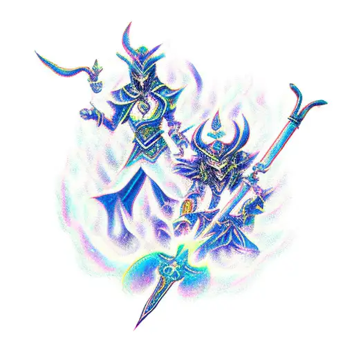 Dark Magician Blader And Fenix