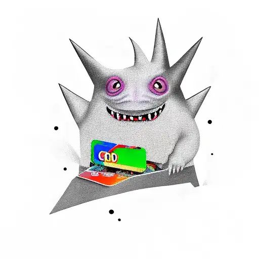 Gengar With Credit Card