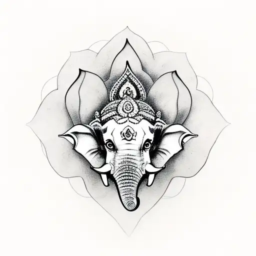 Lotus Flower Ganesha