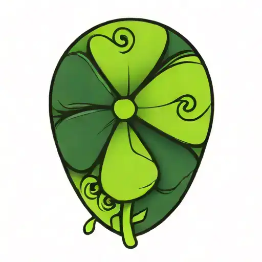 Irish Four Leaf Clover Tattoo Inspired