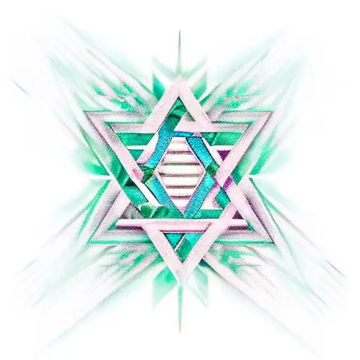 Combining The Star Of David With A Delicate Emerald In A Unique And Modern Way