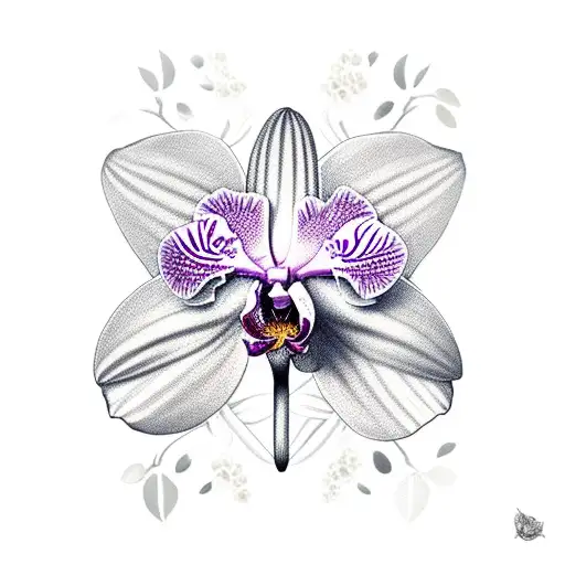 Orchid With A Crown