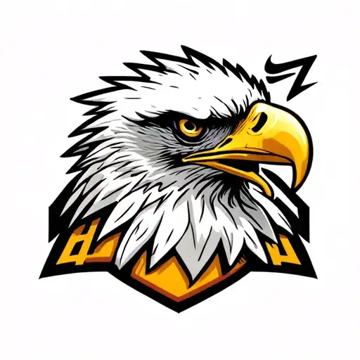 Eagle Whit Nike Logo Combined