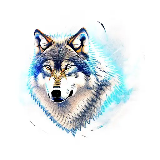 Wolf With A Basketball Outfit