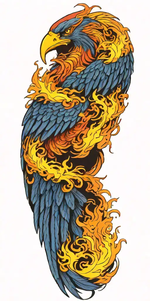 Phenix Rising From Flames