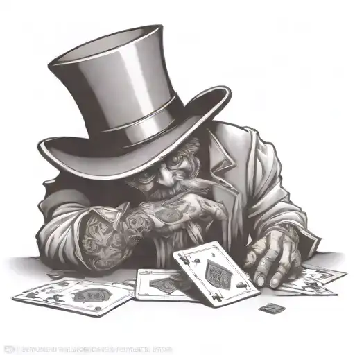 An Old Western Poker Game