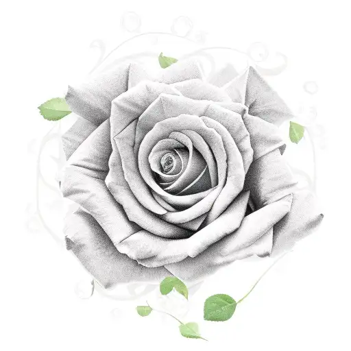 Scarlet Burning Rose Vine