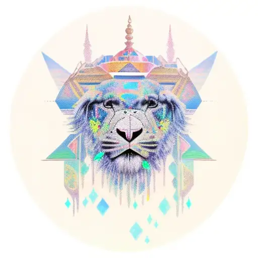 3 Peak Mountain With Opal Elephant