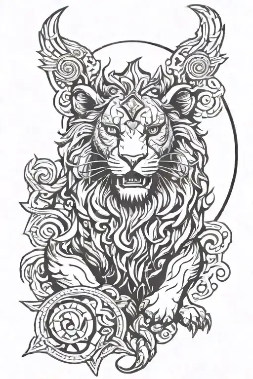 A Fierce Leo Zodiac Sign