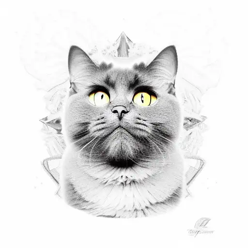 Black Cat Laying In Sun