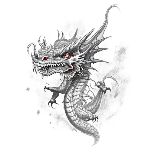 Cute Red Dragon