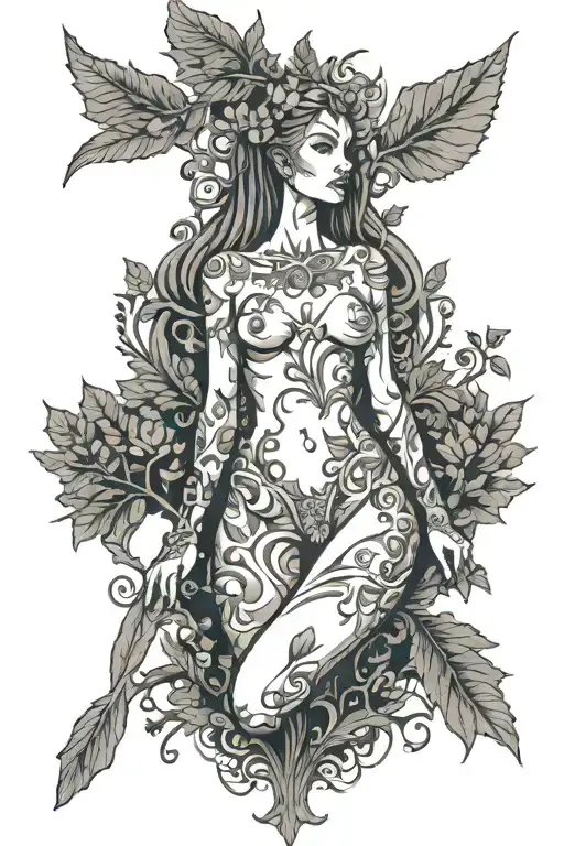 Slavic Goodness Nude Forest Nimfa