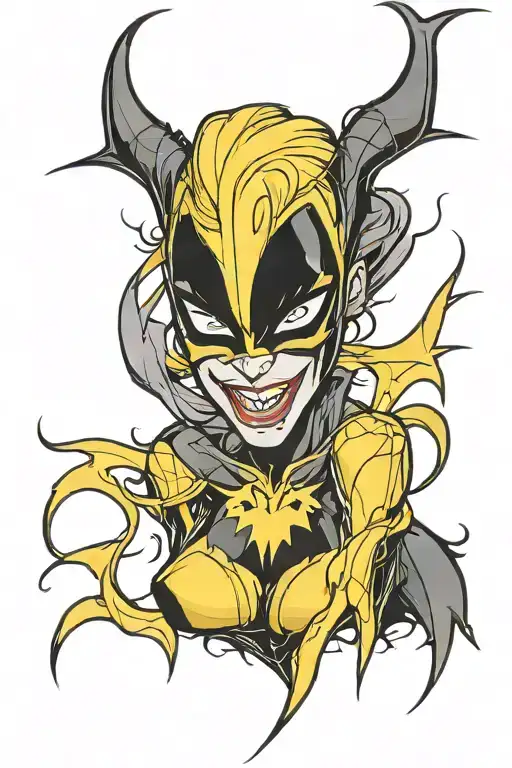 Marvel Venomized Batgirl