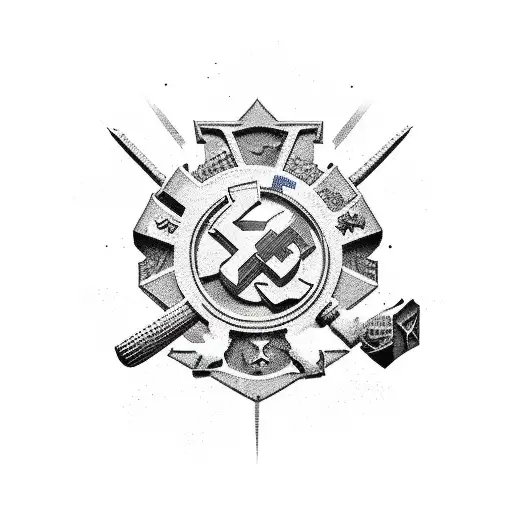Incorporate The Symbols Of The Union Of Communist Youth And Open-world Gaming In A New-school Style