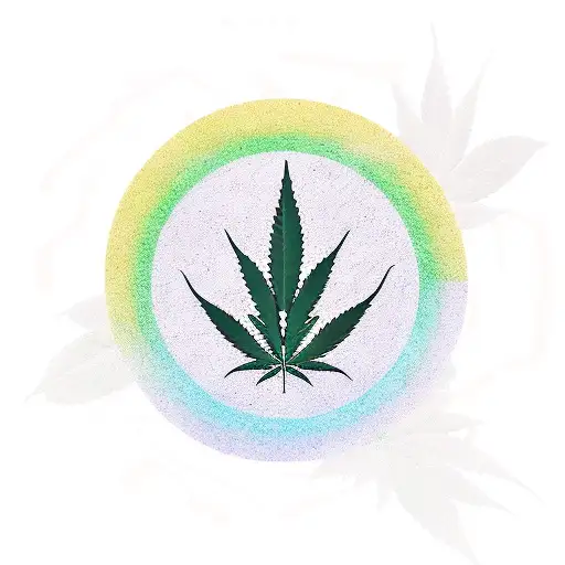 An Environmental Engineering Symbol With Cannabis Leaves Incorporated