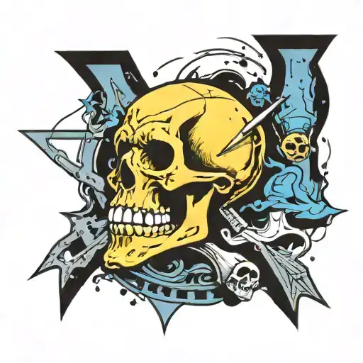 Watchmen Skull Death Fantasy