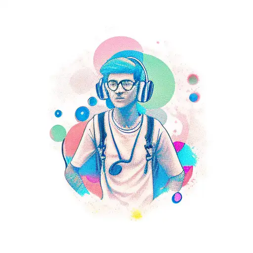 Person Who Overthinks With Music