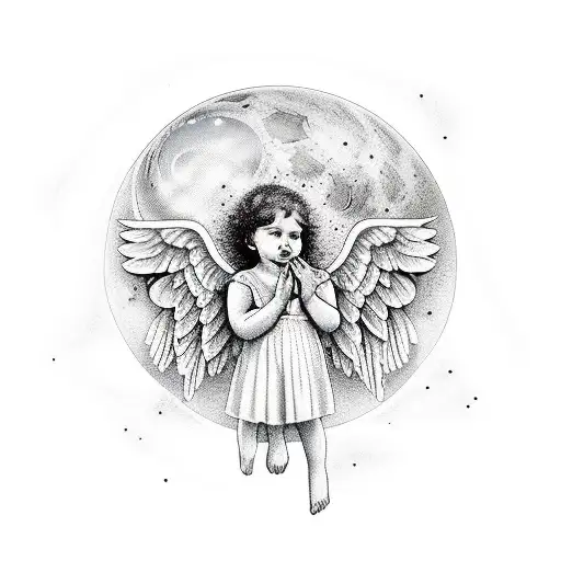 Moon Music Angel Colour