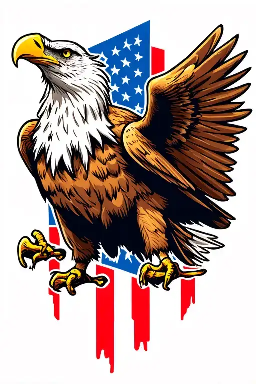 Distressed American Eagle