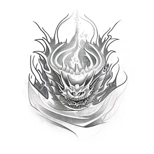 From Hip To Leg Tattoo Dragon